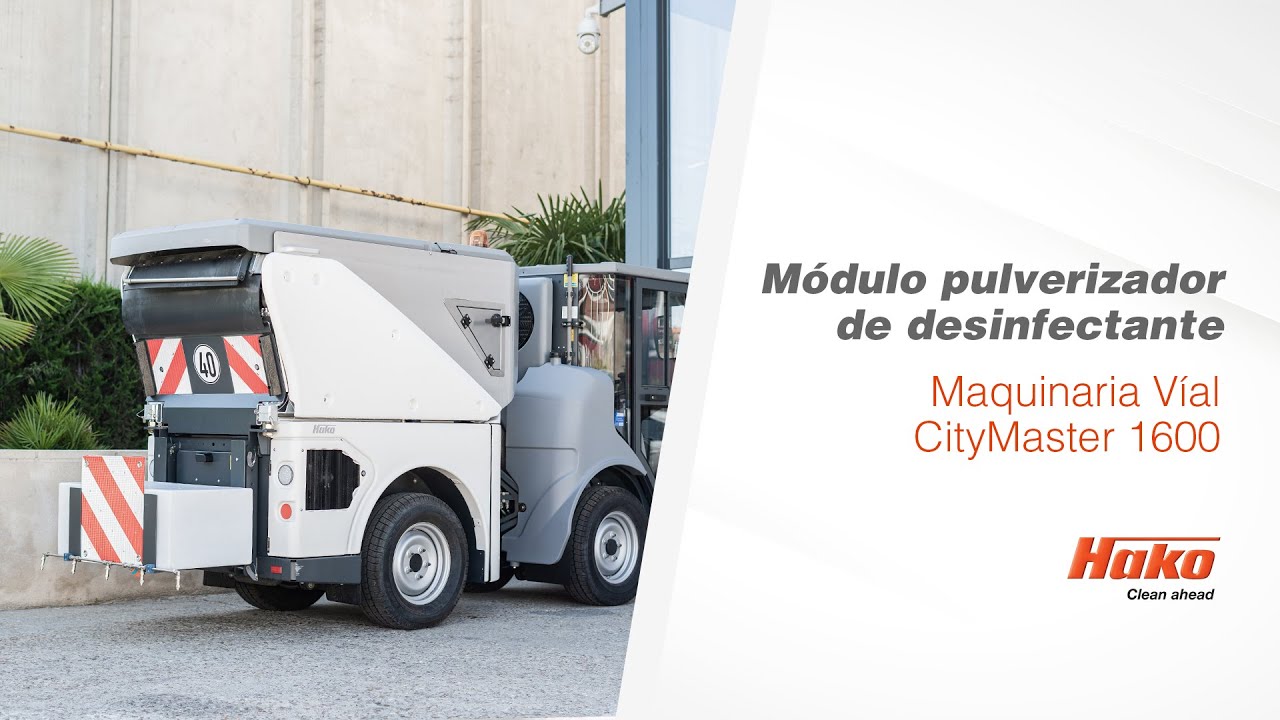 Módulo Pulverizador de Desinfectante para Vial Hako CityMaster 1600