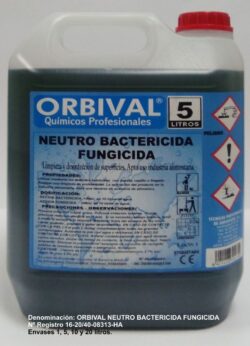 Producto bactericida fungicida