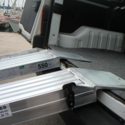 Rampas plegables para fregadoras
