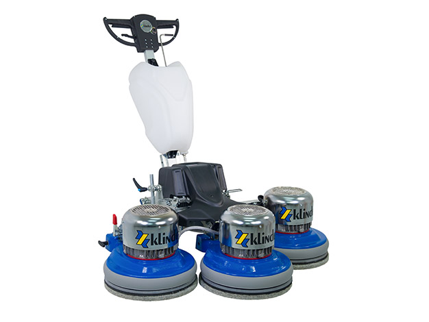 Klindex triple k. Pulidora de tres cabezales