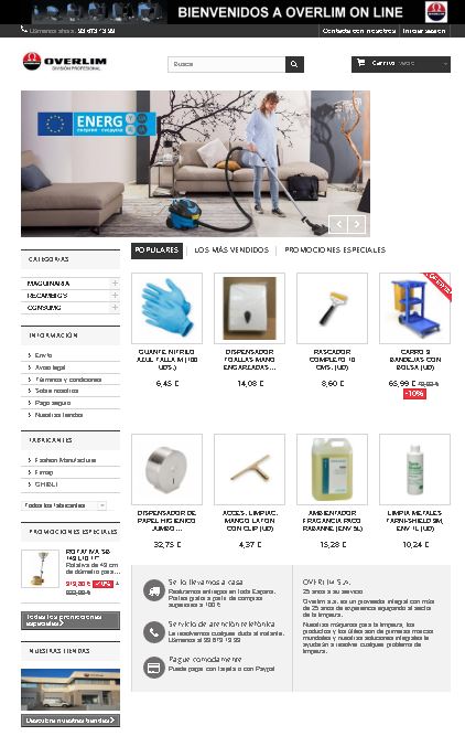 Tienda Overlim online