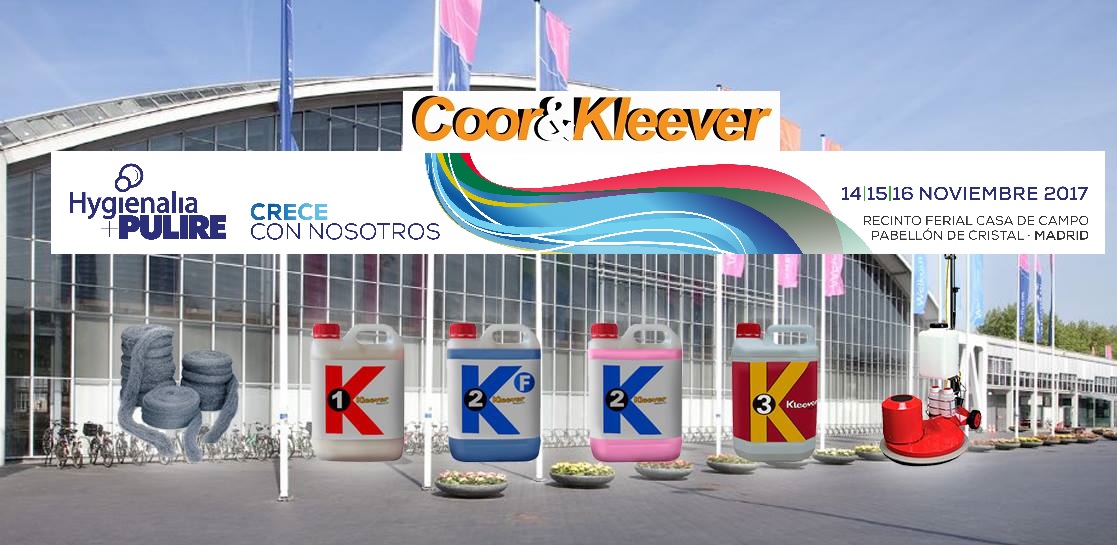 Coor& Kleever estará presente en HYGIENALIA + PULIRE  2017