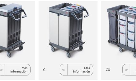 Nuevos carros de limpieza de Vileda Profesional, preparados para la limpieza digital.