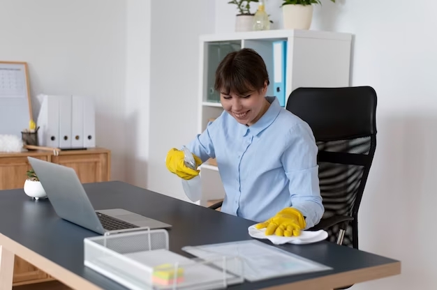 La limpieza en entornos de trabajo