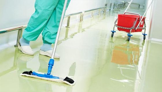 Limpieza profesional hospitalaria
