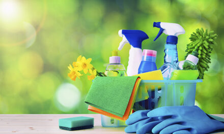 Productos de limpieza sostenibles.