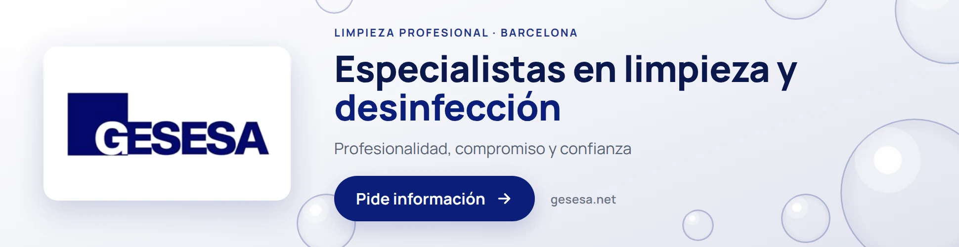Gesesa: Especialistas en limpieza y desinfección