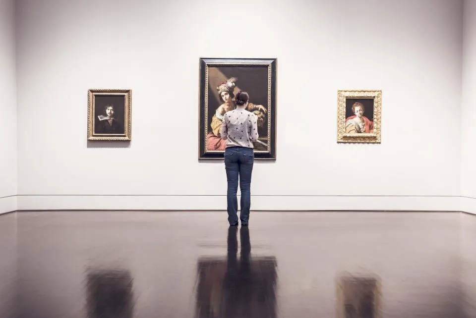 Sala de una galería de arte