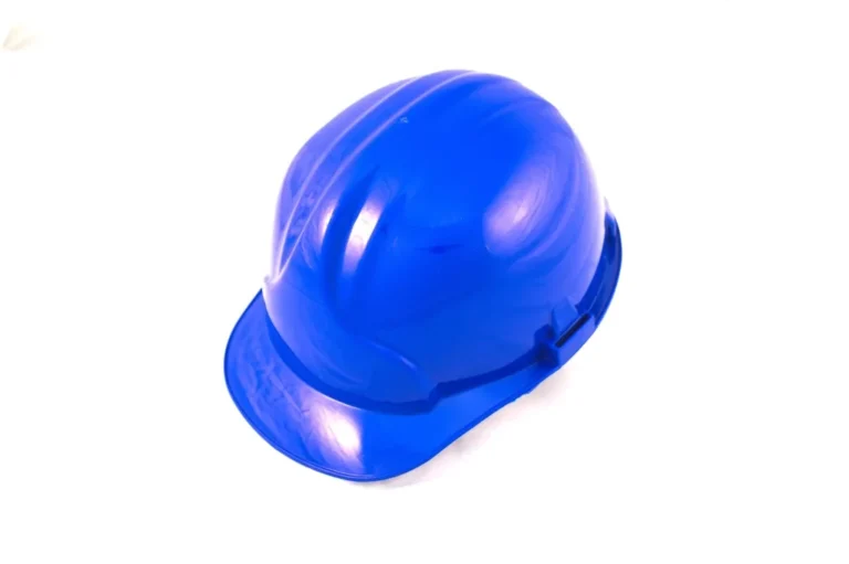 Casco de seguridad azul