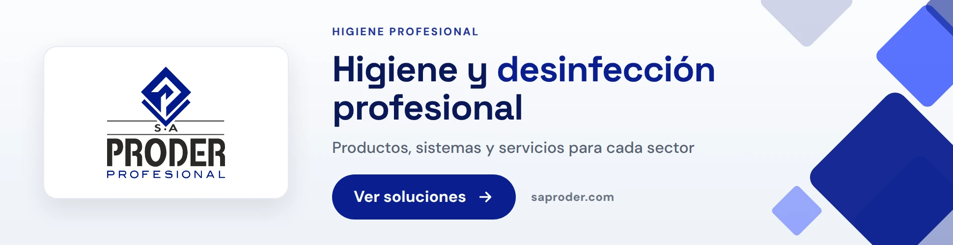 S.A. Proder: Higiene y desinfección profesional