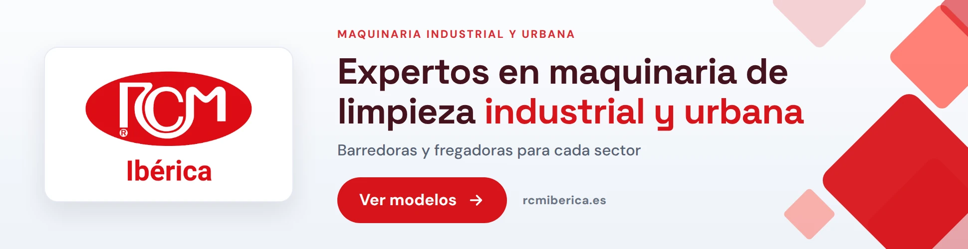 RCM Ibérica: Expertos en maquinaria de limpieza industrial y urbana