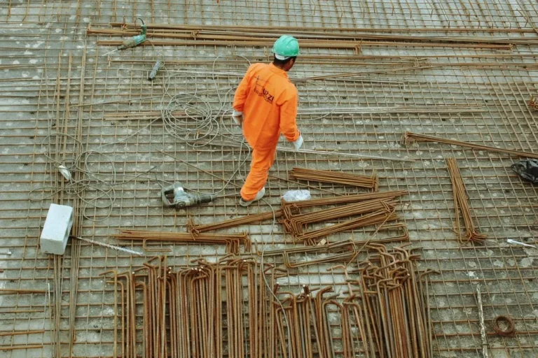 Trabajador en una obra