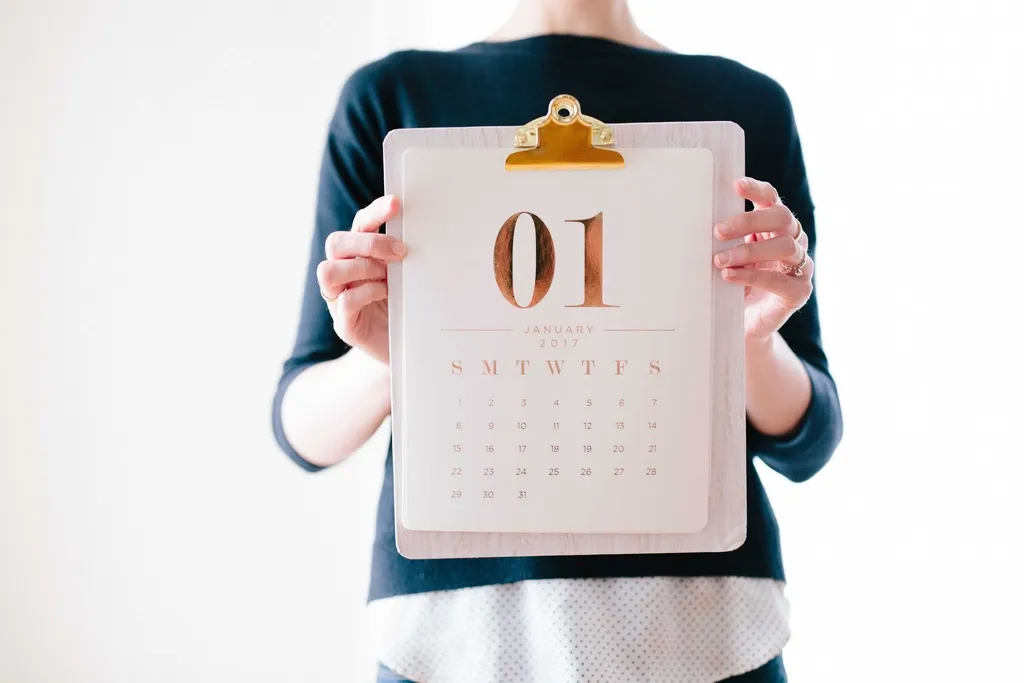 Calendario de mesa