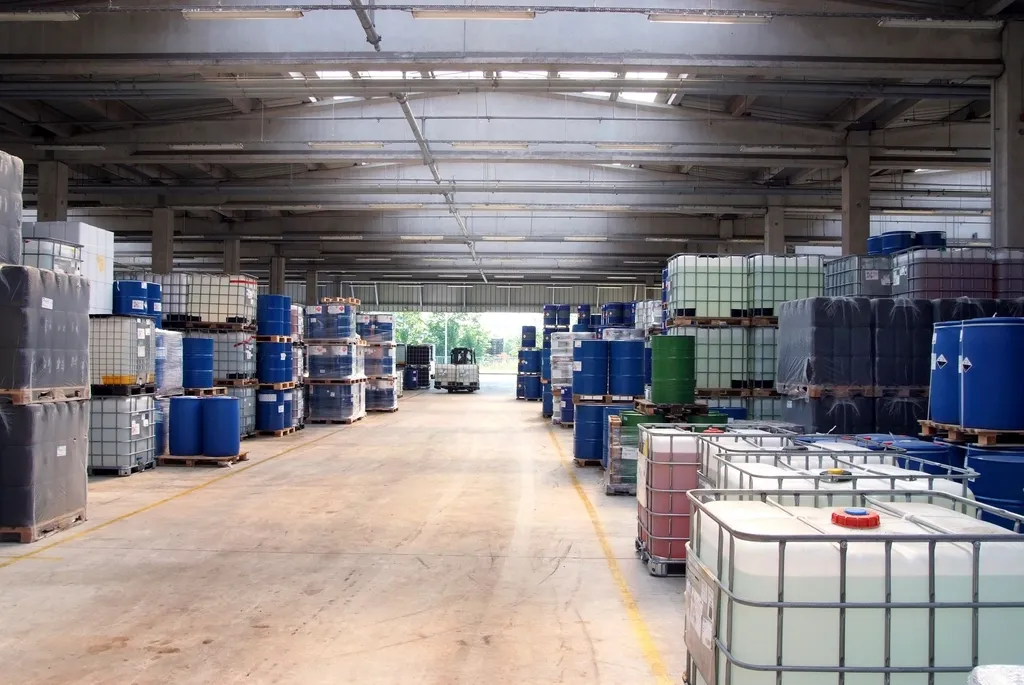 Interior de un almacén