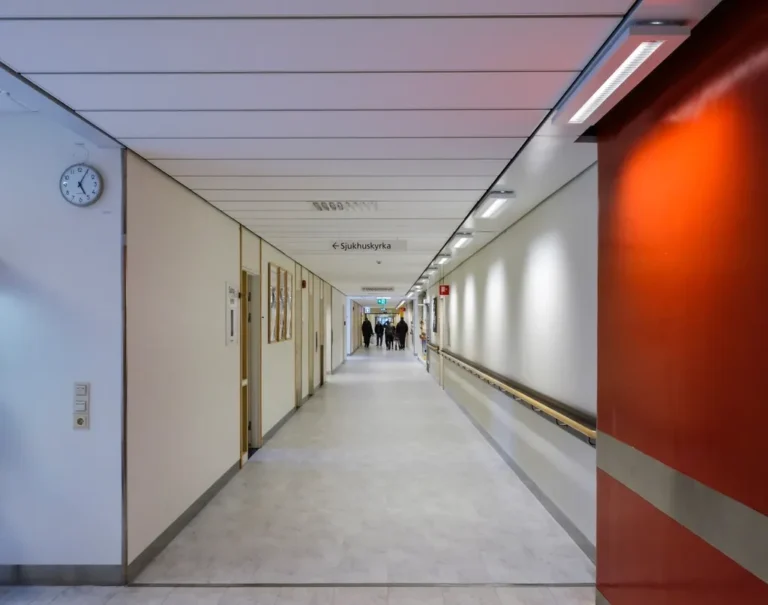 Pasillo de un hospital