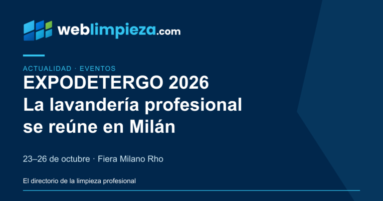 EXPODETERGO INTERNATIONAL 2026: del 23 al 26 de octubre en Fiera Milano Rho. Información editorial de Weblimpieza.