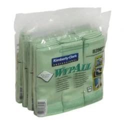 BAYETA MICROFIBRA FINA 40X40 VERDE «WYPALL» (24 UDS)