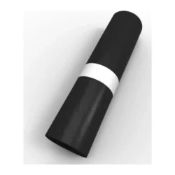 Bolsa basura negra 100% reciclada en rollos