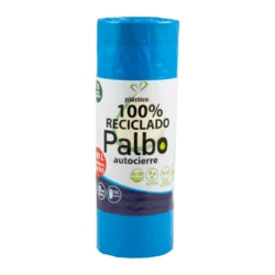 Bolsas de basura 85×105 Autocierre – Palbo Comunidad Azul 100 Litros 10 Unidades