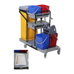 Carro Tommy Completo (2X18 l. + 2 Cubetas 12 l. + Saco)