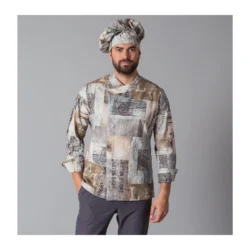 Chaqueta cocina unisex maderas