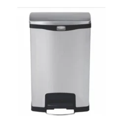 CONTENEDOR EN METAL DE PEDAL FRONTAL SLIM JIM 50L