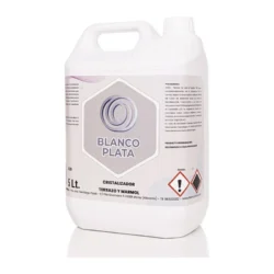 CRISTALIZADOR TERRAZO Y MARMOL BLANCOPLATA 5L