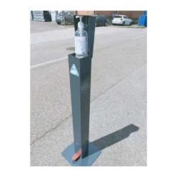 Dispensador de pedal para gel hidroalcohólico