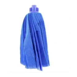 Fregona Profesional de tiras de microfibra azul, gran poder de absorción