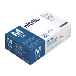 Guante Nitrilo Flash Plus Azul 5.5GR Talla M 100UD