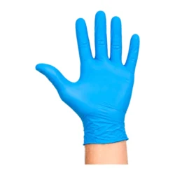 GUANTES SIZE: M AZUL NITRILO (100 UNID.)