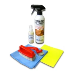 Kit limpieza tapicerías piel y cuero 500 ml Sanmarino