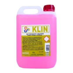KLIN Detergente limpiador fregasuelos NEUTRO todo tipo de suelos. 5 Litros