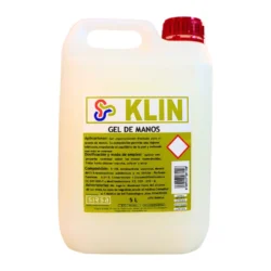 KLIN gel de manos Limpia y protege la piel. Jabón con agradable perfume. 5 Litros