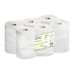Papel higiénico industrial jumbo ecológico 2 capas