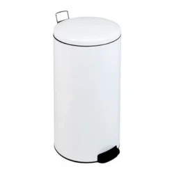 PAPELERA CON PEDAL BIN PLUS BLANCA