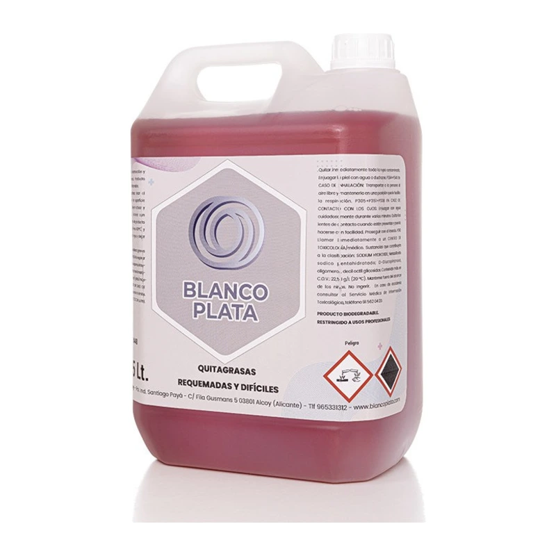 QUITAGRASAS REQUEMADAS Y DIFICILES BLANCOPLATA 5L