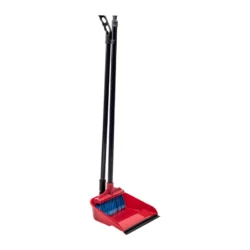 RECOGEDOR BASCULANTE CON GOMA + ESCOBA