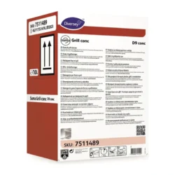Suma Grill Conc D9 – Desengrasante concentrado para hornos y planchas – SafePack 10 L